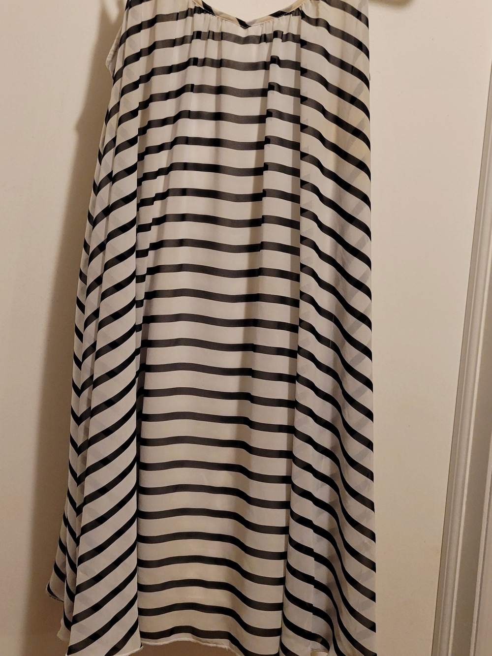 Express Black and White Striped Women's Dress Size Small / Petite